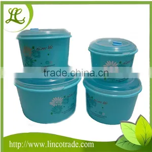Household 4-piece Plastic Microwave Food Container thumbnail-2