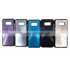 New Arrival High Quality PC Buttom With CD Pattern Aluminum Patch Shell For Samsung S8 & Plus thumbnail-1