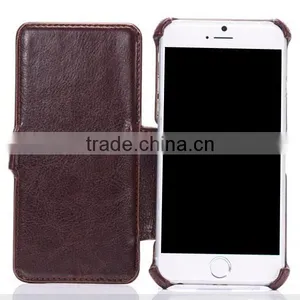 New Desigh PU Leather Phone Shell Protective Phone Case Flip Leather Holster for Iphone 6 thumbnail-5