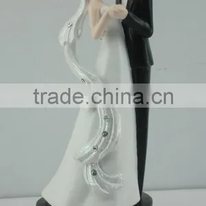 for Wedding Decoration Resin Bride and Groom Cake Topper thumbnail-1