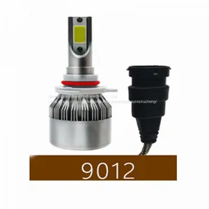Led Headlight C6 9012 Cob 30W/Bulb(60W/Set) 6400lm/set(3200lm/b LED COB H7 LED Headlight Bulbs Hi/Lo thumbnail-1