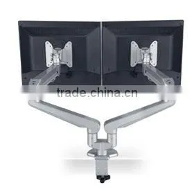 Gas Spring Desk Dual LCD Monitor Arm thumbnail-1