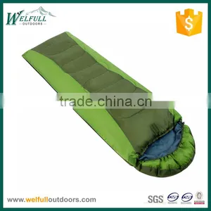 Green Color 190T Polyester Sleeping Bag thumbnail-1