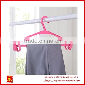 Multipurpose Plastic Anti-slip Laundry Hanger With Two Circle thumbnail-4