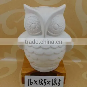 Factory Direct Ceramic Owl Coin Saving Money Box Bank Money Jar Collection Box thumbnail-1