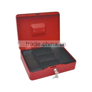 451515 Good Money Safe Deposit Box Metal Home Security Key Cash Coin Box thumbnail-2