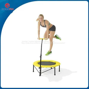 CreateFun 110cm Mini Rebounder Trampoline With Handle Bar thumbnail-1