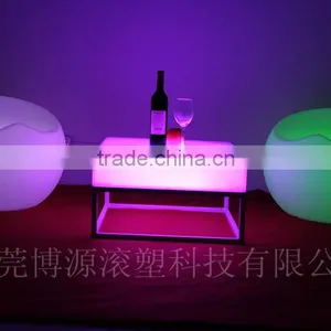 Modish Illuminated Decorative LED Casual Sofa for Tea House and Coffee Shop thumbnail-3