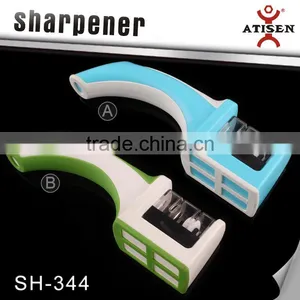 2 Step Pocket Knife Sharpener, Course/Fine, For Straight Edge Knives thumbnail-2