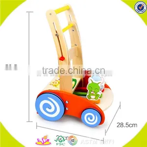 Wholesale Wooden Baby Walker Funny Wooden Baby Walker Multifunction Wooden Baby Walker W16E026 thumbnail-3