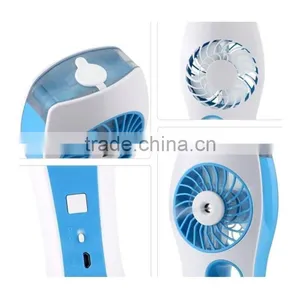 Mini Plastic Portable Fan USB Recharge Able Mini Airconditiner/ Water Cooler for Home thumbnail-2