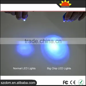 Top Quality Purple Light Led Keychain,Big Chip Led Lamp 395nm UV Led Keychain thumbnail-1