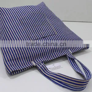 Hot Sale Reversible Tote Bag Online -made From Juco & Cotton Fabric thumbnail-4
