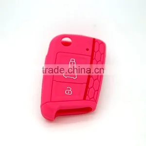 Best Price Custom Car Key Shell Silicone Car Key Cover for VW Golf 7 thumbnail-1