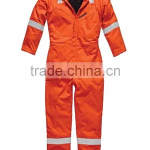 Customized Fire Retardant Industrial Ultrasoft Uniform Reflective Tape Overalls thumbnail-1