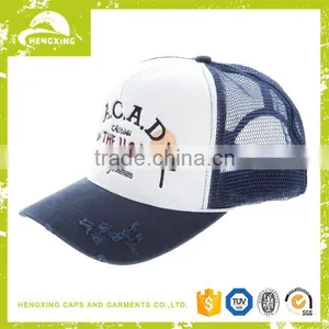 Polyester 5 Panel Foam Trucker Mesh Hat With Custom Printed Logo thumbnail-1