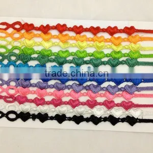 Heart Love Italian Lace Bracelets, Cheap Lace Bracelet, Promotion Friendship Bracelet thumbnail-1