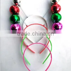Cartoon Soft Plush Ghost Hairband Cheap Ghost Design Soft Plush Hair Jewelry for 2016 Christmas Promotion Gifts thumbnail-3