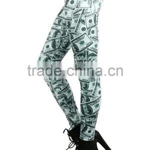MGOO Cute Girls Active Leggings For Sport Running High Waist Lycra 95% Polyester 5% Spandex Low Minimum Leggings thumbnail-6