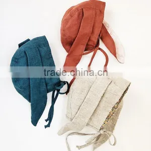 New Arrivals Cute Girl Special Birthday Gifts Rabbit Bonnets Good Quality Baby Bonnet thumbnail-4