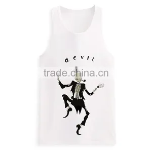 Bulk Printing Cheap Design Your Own Mens Bodybuilding Funny Sport Gym Tank Top thumbnail-4