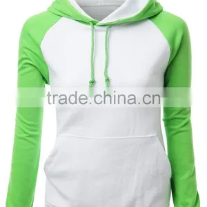 2017 High Quality OEM Designer Autumn Clothes Plain Dyed Blank PulloverJersey Lady Hoody thumbnail-1