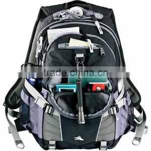 High Sierra Loop Backpack - Has Multi-compartment Design, Zippered Media Pocket With Headphone Port and Comes With Your Logo thumbnail-3