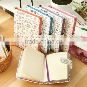 2017 B6 Size PU Leather Cover Agenda Planner With Clasp,custom Embossed Yearly Planner thumbnail-1