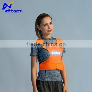 Hiking Running Jogging Cycling hi Vis Reflective Vest for Outdoors Sports thumbnail-1