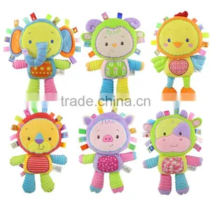 Hot Selling Lovely and Colorful Plush Appease Toy For Baby H168006 thumbnail-1