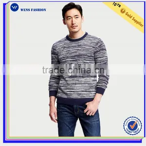 Comfortable Sweater Textured Crew-Neck Sweater For Men thumbnail-1