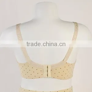 New Fashion Printed Dot 3/4 Cup Cotton Women Nursing Bra thumbnail-4
