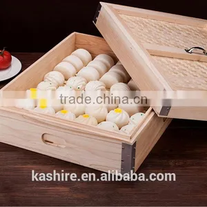 Squre Bamboo Steamer Set thumbnail-1