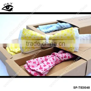 9 Colors New Bow Tie 10x4CM Jacquard Silk Bow Tie for Men thumbnail-2