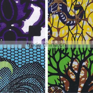 Wax Printing Cotton Fabric thumbnail-1