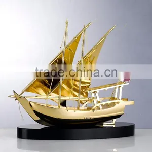 Slamic Wedding Favors Metal Boat Decoration Dhow thumbnail-2