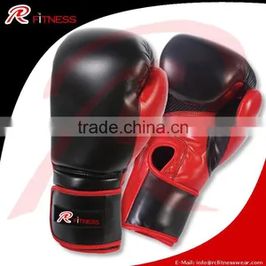 PU Leather Deluxe Boxing Gloves/ High Quality Kick Boxing Gloves Custom Boxing Gloves thumbnail-1