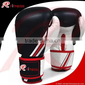 PU Boxing Gloves High Tech Artificial Leather Black thumbnail-5