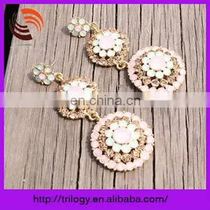 2014 Latest Design Lady Diamond Earrings thumbnail-5