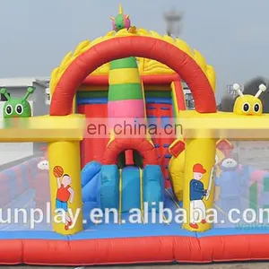 HI 0.55mm Pvc Hot Saling Inflatable Amusement Park Inflatable Playground thumbnail-3