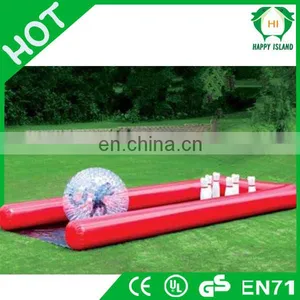 HI Inflatable Bowling Outdoor Ground Inflatable Bowling With Bungee Games thumbnail-1