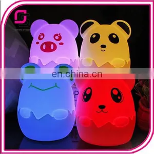 Night Lighting Lamp Portable LED Night Light Cute Design Bedside Eye Caring Lamp thumbnail-1