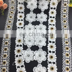 New Design Eyelet Lace Trim for Decoration thumbnail-1