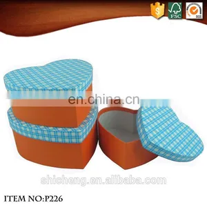Customized Top Art Craft Quanlity Heart -Shaped Cardboard Gift Box thumbnail-5