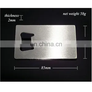 Creative Stainless Steel Beer Credit Card Shaped Bottle Opener thumbnail-6