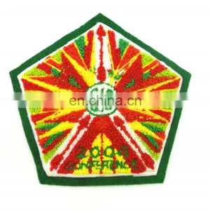 Custom Polyester Embroidery Towel Chenille Patches thumbnail-2