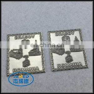3M Adhesive Square Shape Metal Crafts Aluminum Wine Label thumbnail-1