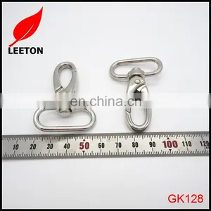 Factory Supply 30mm Shiny Silver Strong Snap Hook for Handbag thumbnail-1