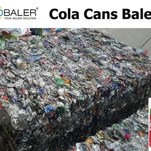 Cola Cans Baler Machine / Cola Cans Baling Machine / Cola Cans Compactor thumbnail-1