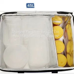 Big Waterproof Thermal Insulated Food Delivery Grocery Bag For Catering, Restaurants Delivery Drivers Backpack Delivery Bag thumbnail-2